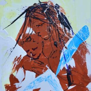 "The Word Became Flesh" 50"x40" (2020)