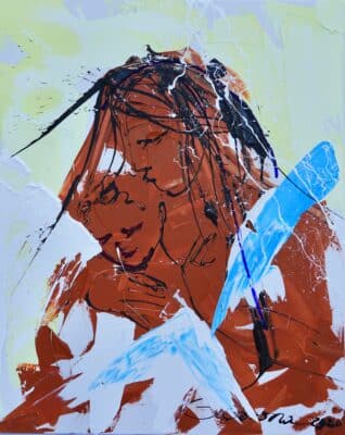 "The Word Became Flesh" 50"x40" (2020)
