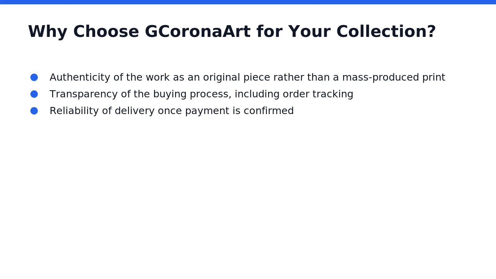 GCoronaArt operates from Plainfield, IL, serving collectors, churches, and interior designers throughout Naperville
